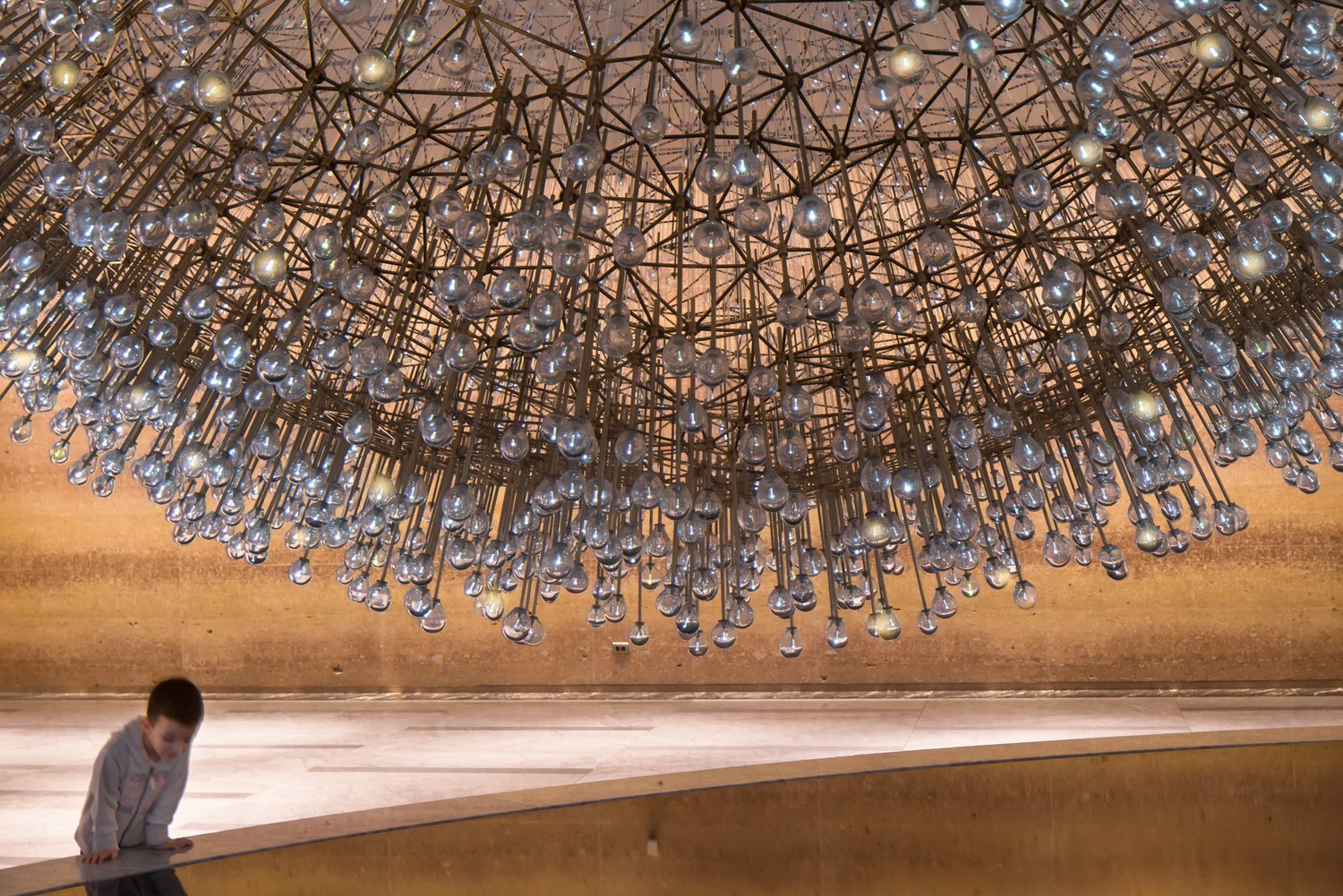 boy watching lucent chicago by mark hadden