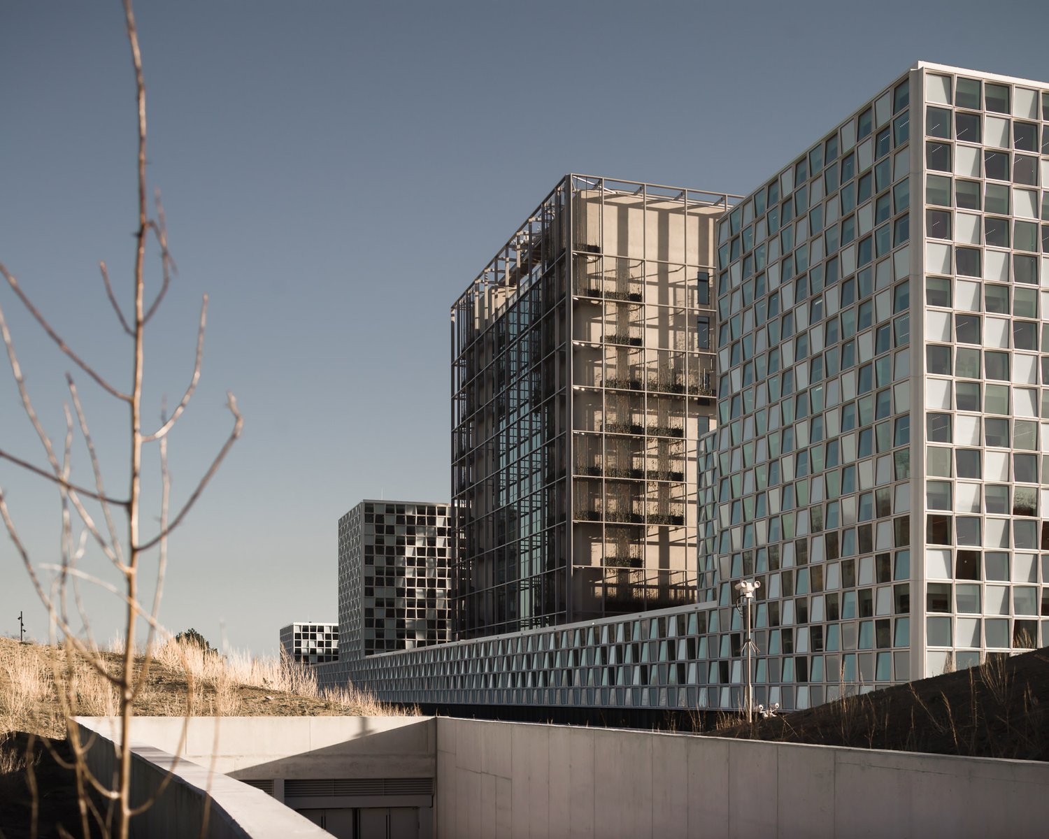 FACADE OF THE ICC DEN HAAG BY MARK HADDEN ARCHITECTUUR FOTOGRAAF